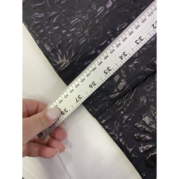 Eva Mendes Womens Black Fit Flare Dress Sleeveless Size 4 - Picture 9 of 12